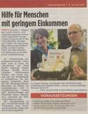 Spendenaufruf für den Stromfonds Fürth - Artikel im Marktspiegel vom 04.01.2023