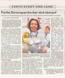 Stromspar-Check - Artikel aus den Fürther Nachrichten vom 27.05.2014