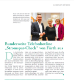 Bericht über die bundesweite Telefonhotline des Stromspar-Check mit Sitz in Fürth bei der KBI - Artikel in der INFÜ vom 04.06.2025