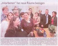Umzug in unsere neuen Räume am Kirchenplatz 2 - Artikel in den Fürther Nachrichten November 2013
