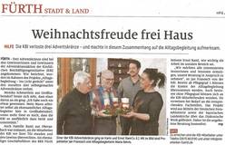 „Alltagsbegleitung ins Licht gerückt“ - Gewinn der Adventskränze - FN vom 07.12.2022